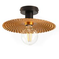 Deckenleuchte 5027/Plp - Goldfarben/Schwarz, Natur, Metall (28/20cm)