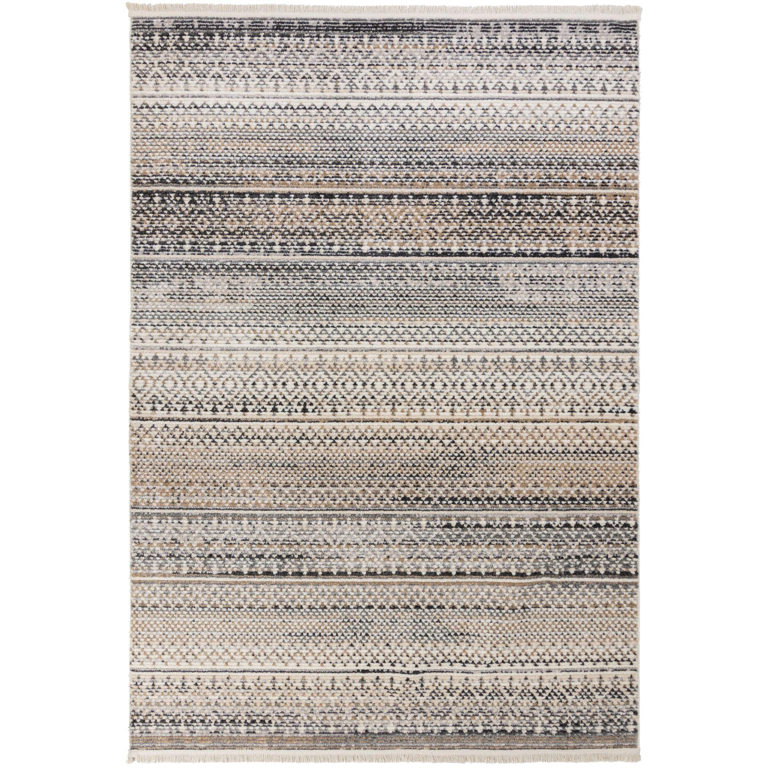 Flachwebteppich Camino Natural 160x230 - Beige, Basics, Textil (160/230cm)