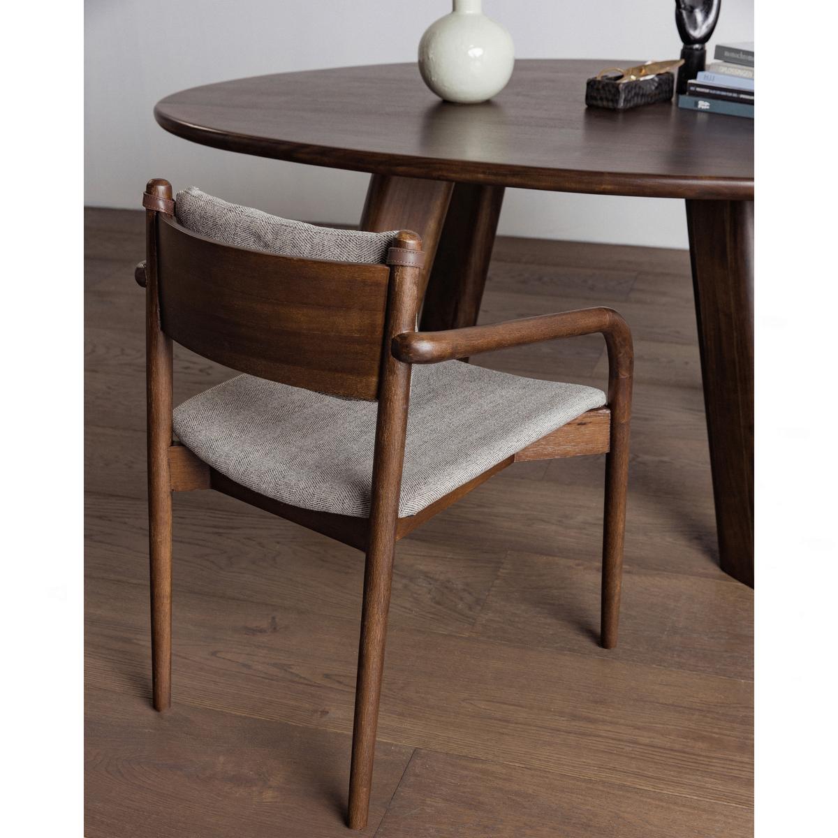 ESSTISCH Roundly Walnussfarben L: 160cm - Walnussfarben, MODERN, Holz (160/110/76cm) - Livetastic