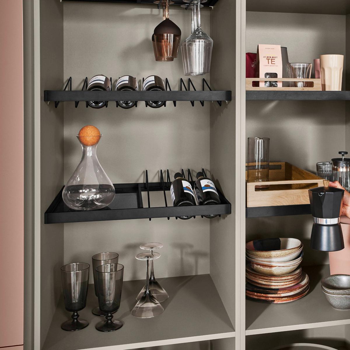 Einbauküche Sydney Frei Planb. Planbar Modern, grifflos - MODERN, Holzwerkstoff - Vertico