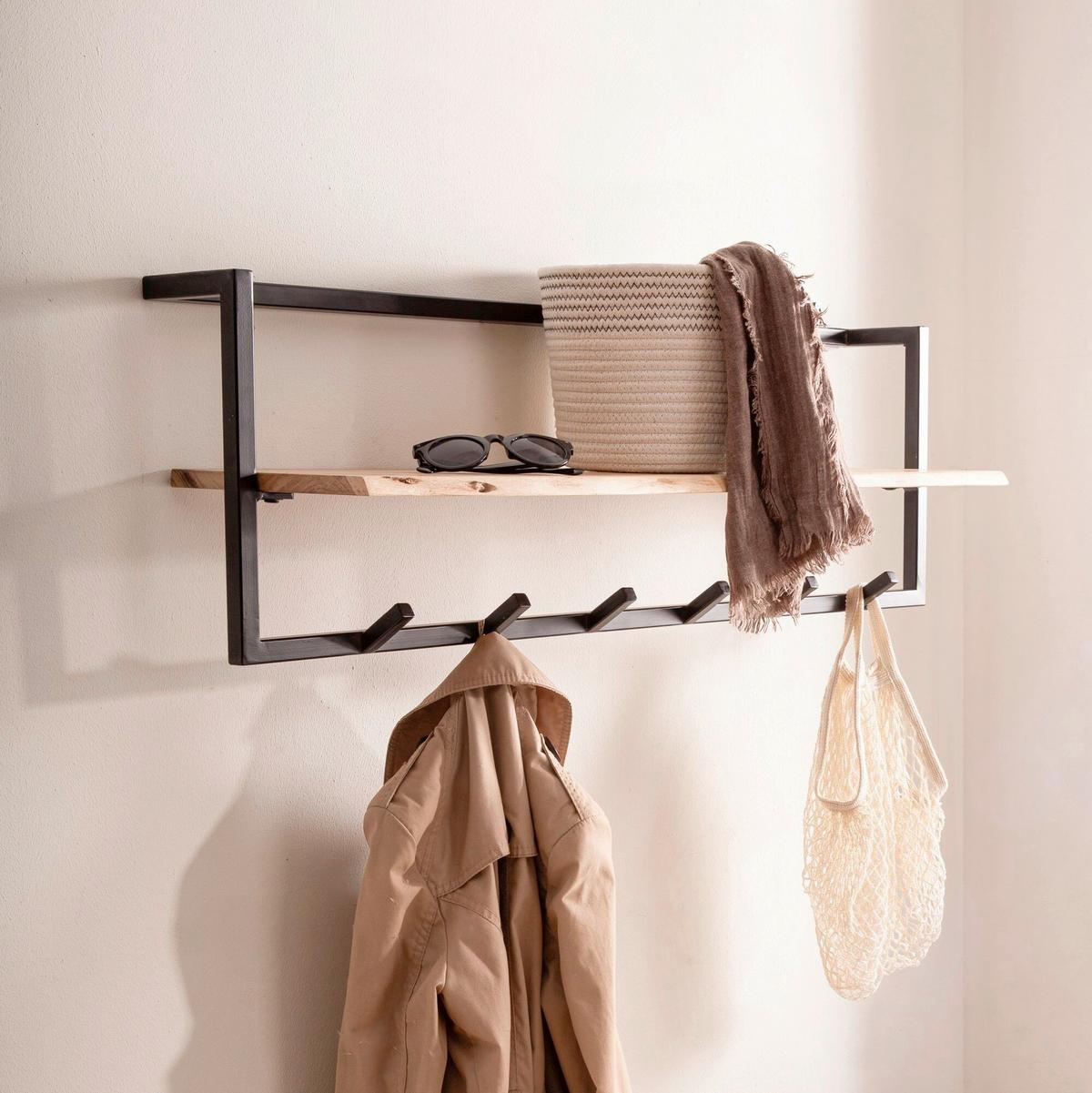 GARDEROBE Akaziefarben B: 100cm - Akaziefarben, Design, Holz (100/32/25cm) - Livetastic