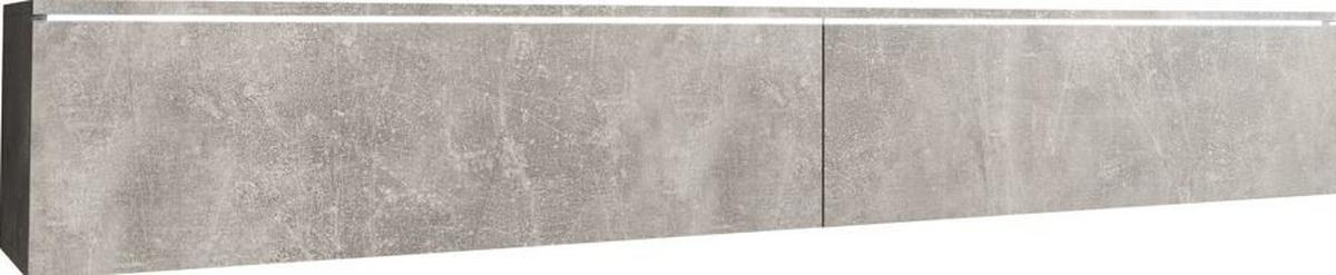 TV nízka komoda dekor beton - šedá, Lifestyle, kompozitní dřevo/plast (180/30/33cm) - P & B