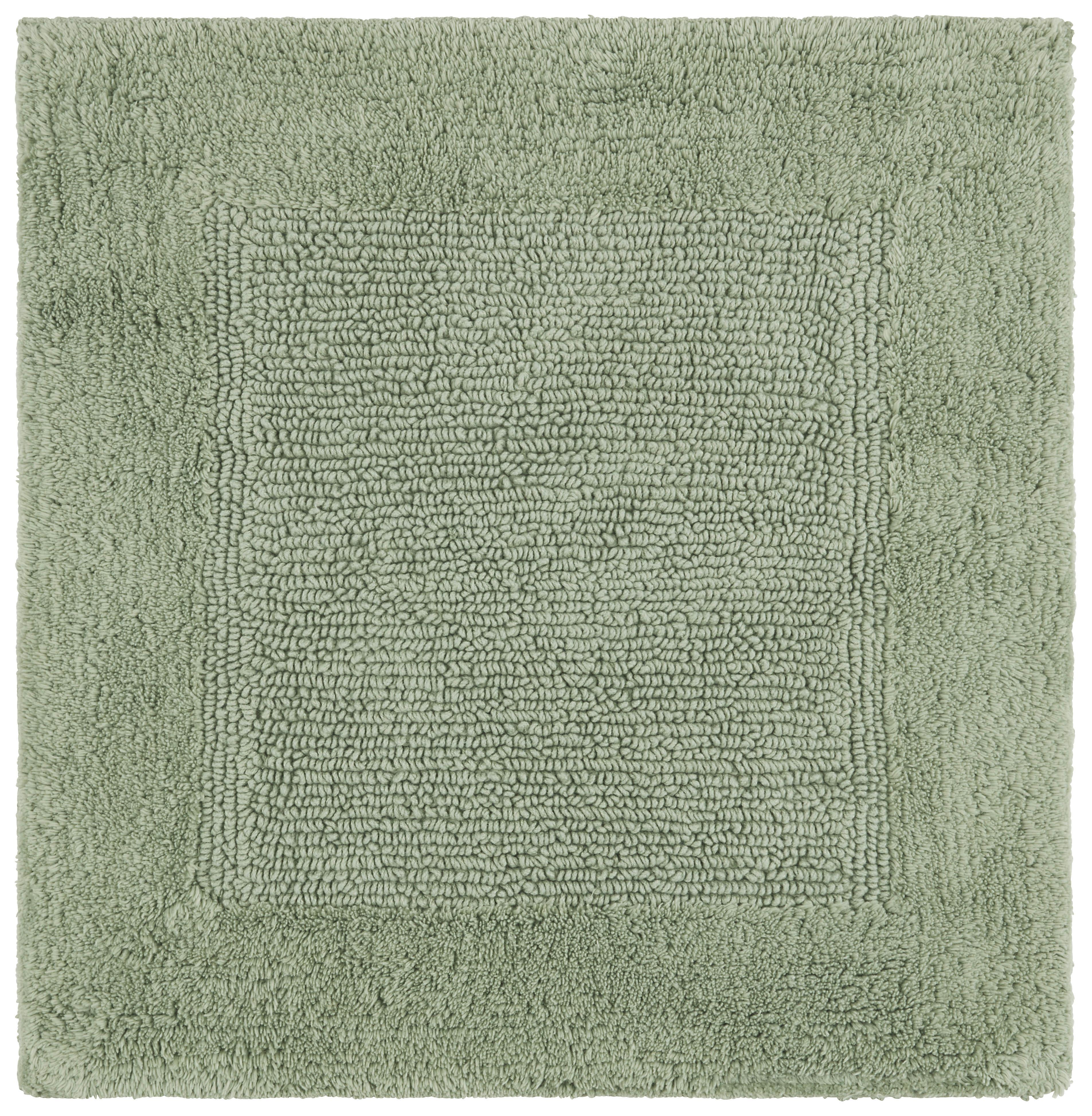 KÚPEĽŇOVÁ PREDLOŽKA Karen, 50/50cm, svetlozelená - svetlozelená, Konventionell, textil (50/50cm) - Premium Living