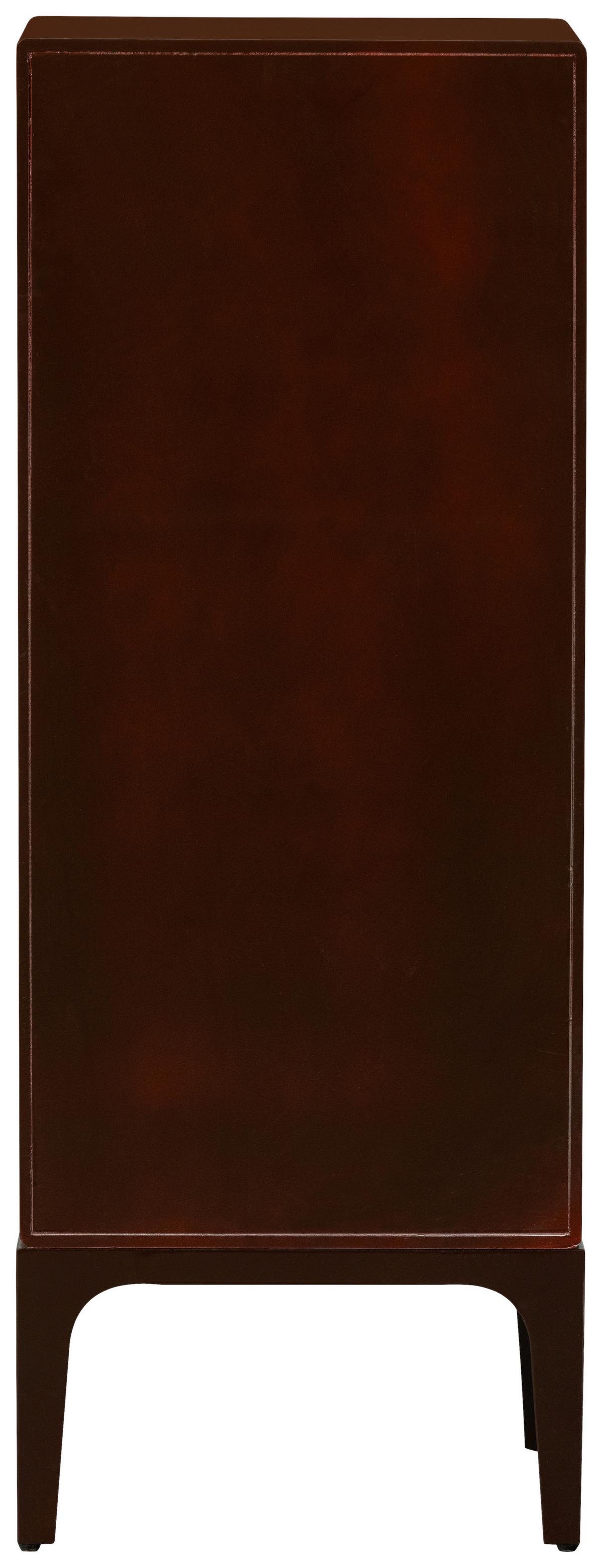 Kommode Merge Braun, Rot B: 44cm - Rot/Braun, Design, Holz (44/120/45cm) - Livetastic