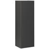 Hängender Midischrank New York B: 33 cm Grau - Grau, MODERN, Glas/Holzwerkstoff (33/102/28,5cm) - MID.YOU