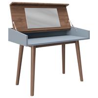 Schminktisch Henriette Nussbaumfarben B: 100 Cm - Nussbaumfarben, KONVENTIONELL, Holzwerkstoff (100/75/50cm) - Playboy