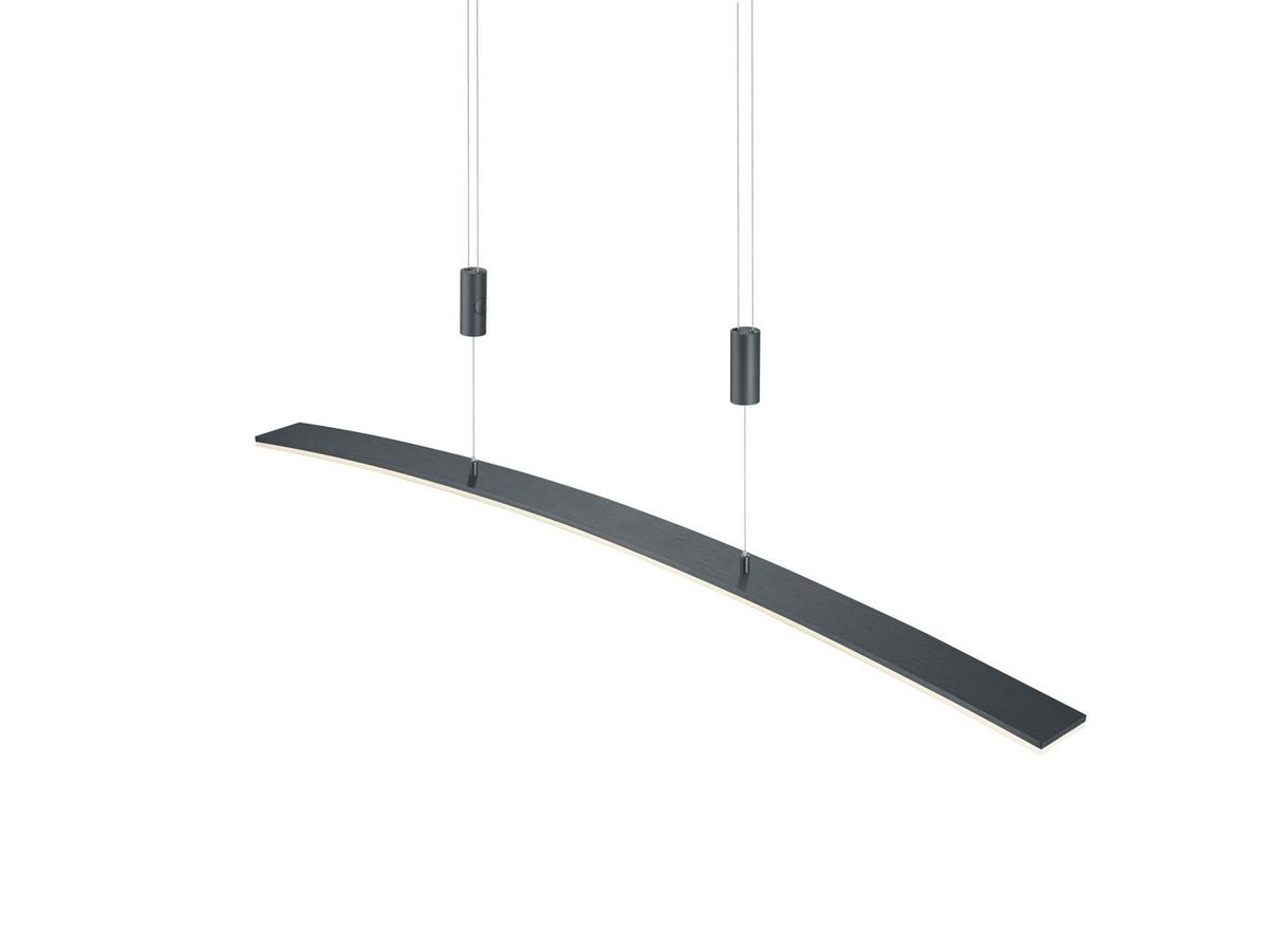 LED-Hängeleuchte 20446/1-39 - Anthrazit, Design, Kunststoff/Metall (100/6cm) - Hell