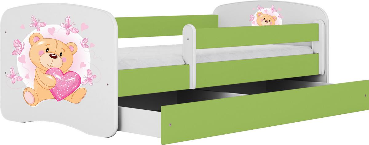 Kinder-/Juniorbett Babydreams inkl. Matratze 80x160 - Birkefarben/Weiß, MODERN, Holz/Holzwerkstoff (80/160cm) - MID.YOU