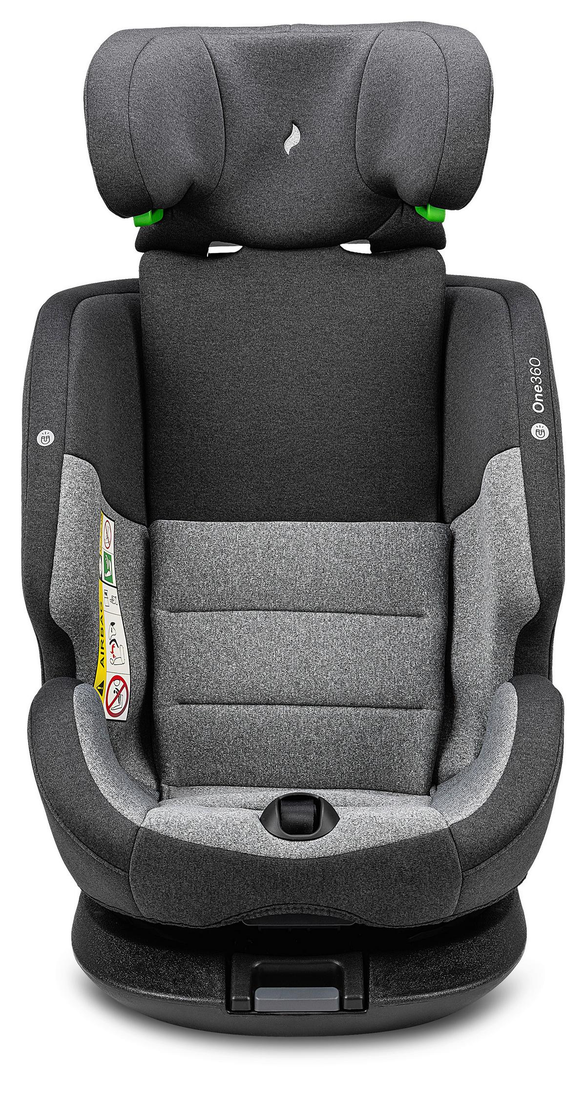 Reboarder-kindersitz One360 S - Dunkelgrau/Hellgrau, Basics, Kunststoff/Textil (43/58/48cm) - Osann