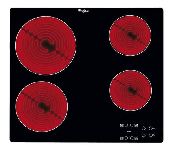 Üvegkerámia Főzőlap Whirlpool "akt 8090/ne" - fekete, Üveg/fém (56/46/51cm) - Whirlpool