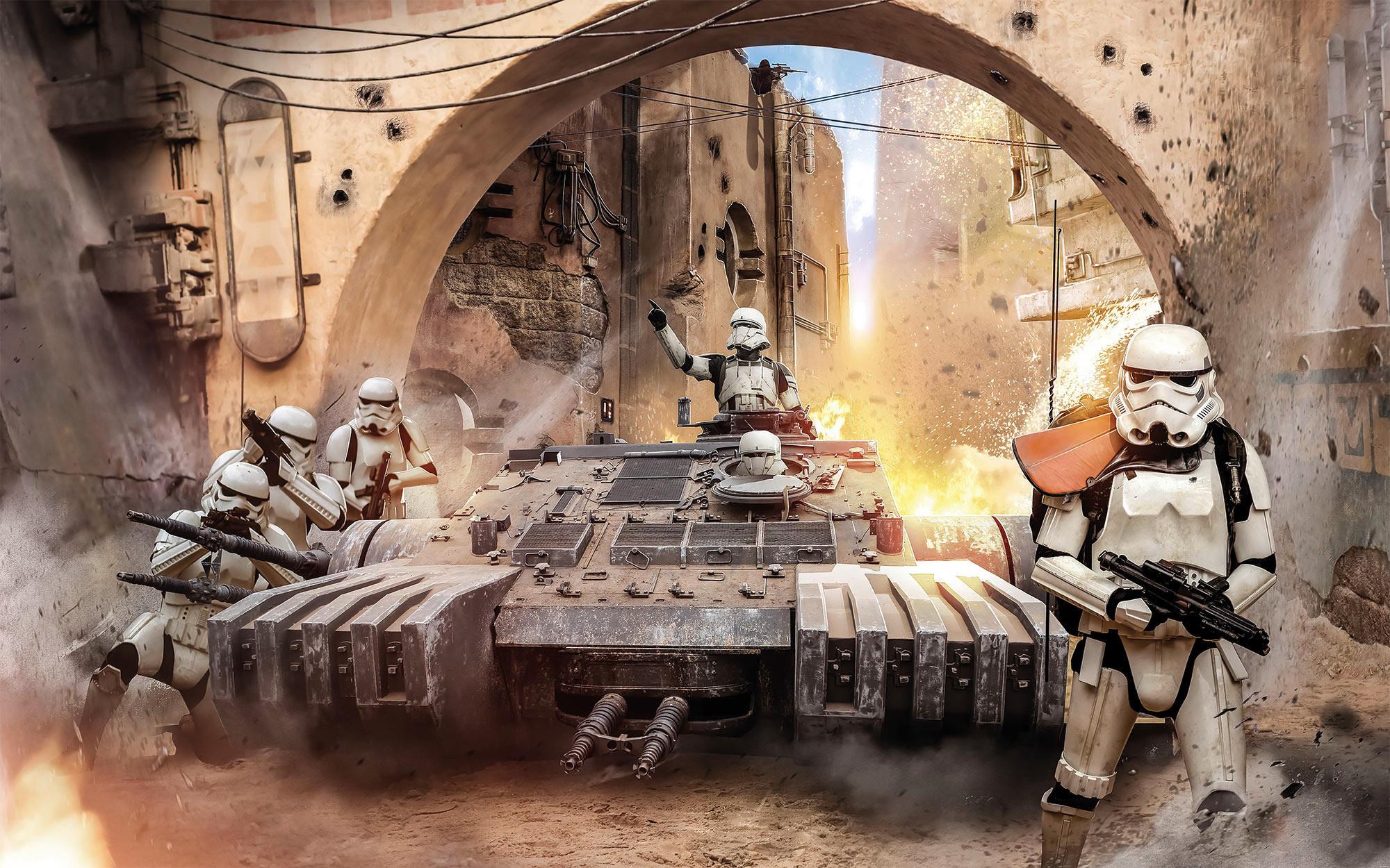 Vliestapete Star Wars Tanktrooper - Multicolor, Basics (400/250cm) - Komar