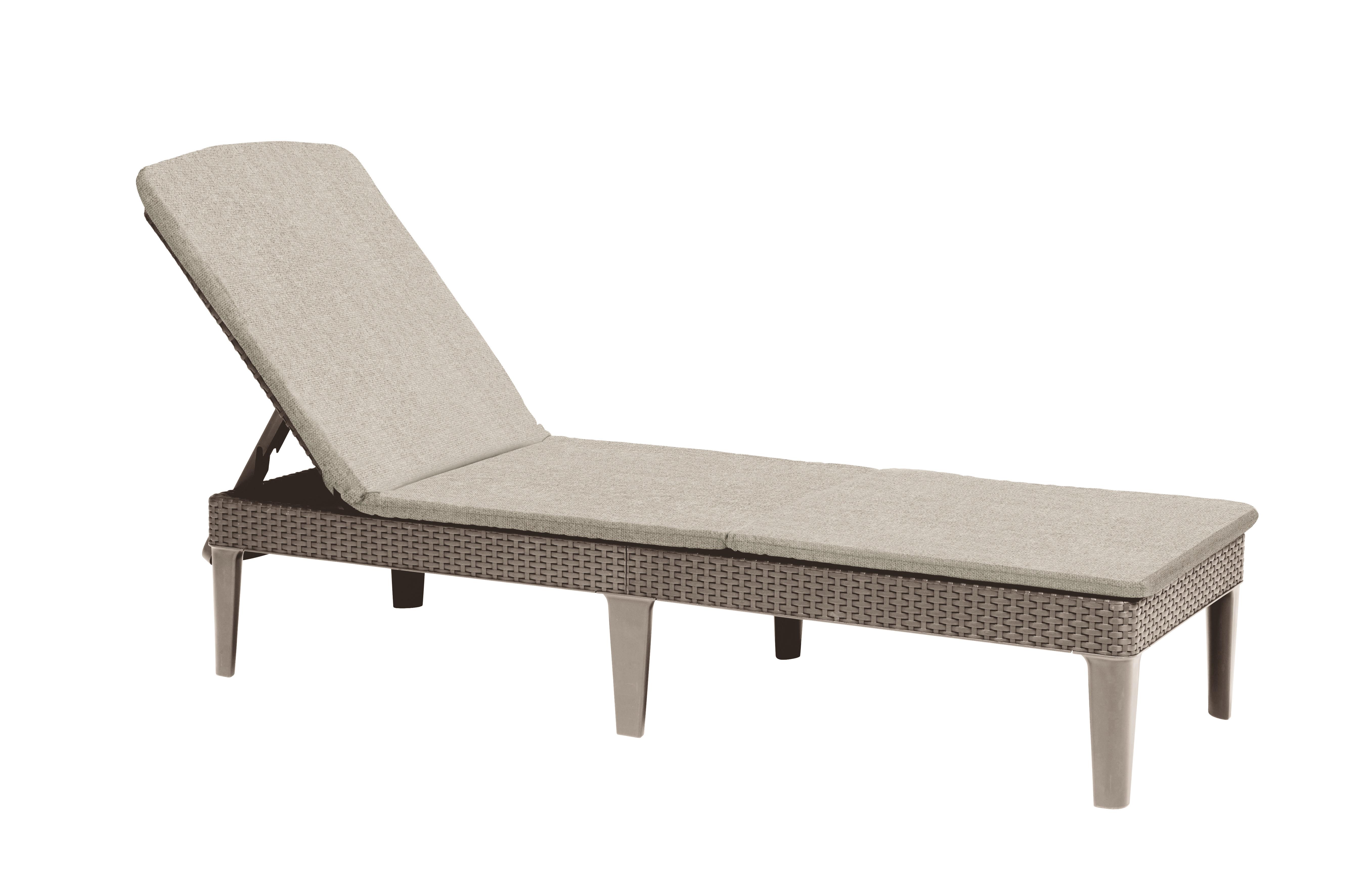LEŽADLO NA OPAĽOVANIE JAIPUR - cappuccino, Modern, plast (187.5/58.2/29cm)