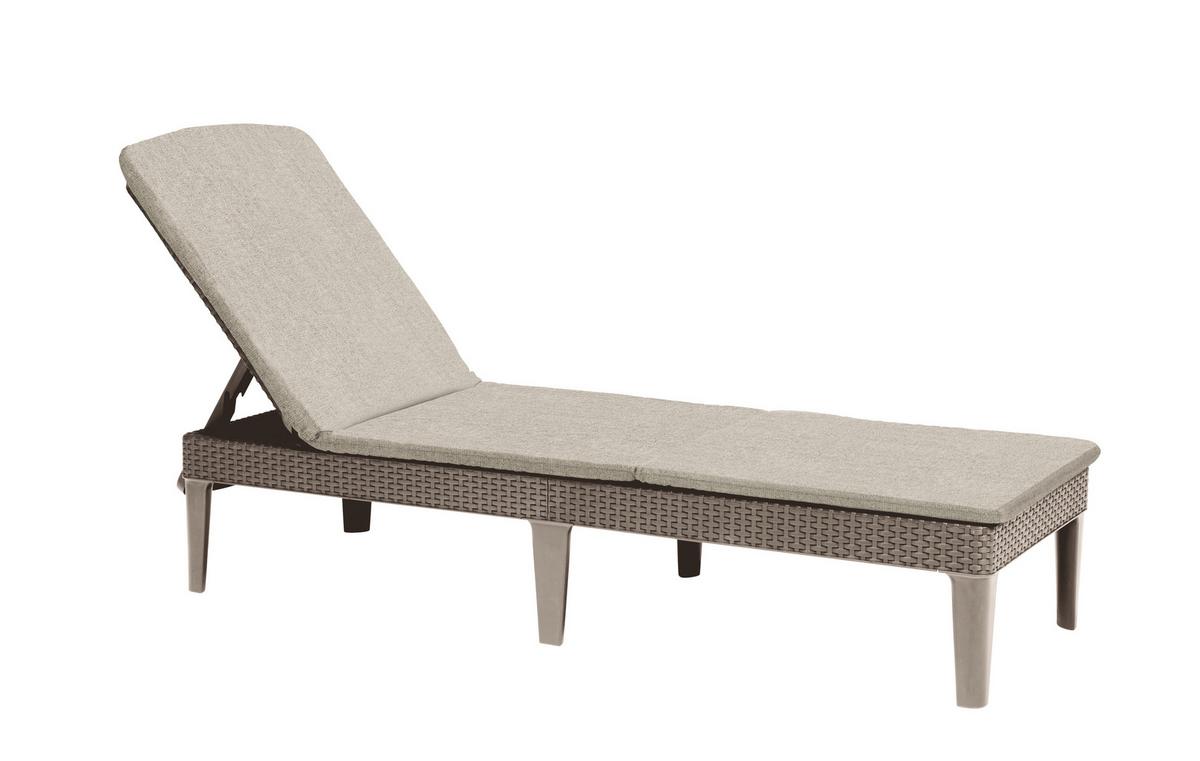 OPALOVACÍ LÉHATKO JAIPUR - cappuccino, Moderní, plast (187.5/58.2/29cm)
