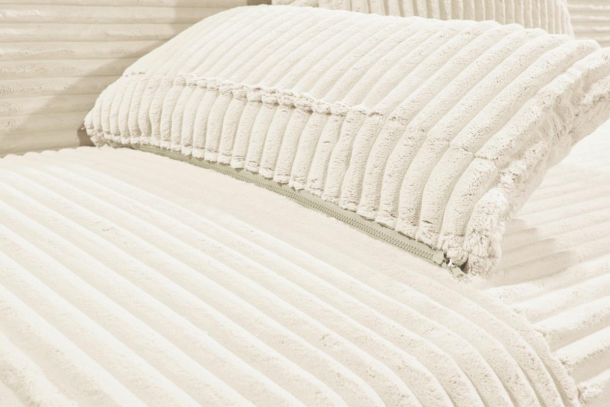 Schlafsofa Sally Weiß B: 211 cm - Schwarz/Weiß, KONVENTIONELL, Textil (211/96/105cm) - MID.YOU