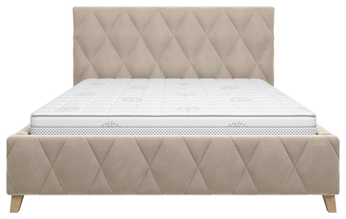 Polsterbett Trivio 180x200 Cm Creme - Creme, MODERN, Holz/Holzwerkstoff (180/200cm) - MID.YOU