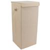 Wäschekorb Dreso L Creme 30x70x30 cm - Creme, MODERN, Textil (30/70/30cm) - MID.YOU