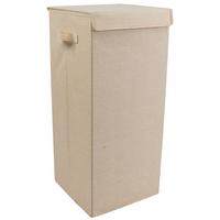 Wäschekorb Dreso L Creme 30x70x30 cm - Creme, MODERN, Textil (30/70/30cm) - MID.YOU