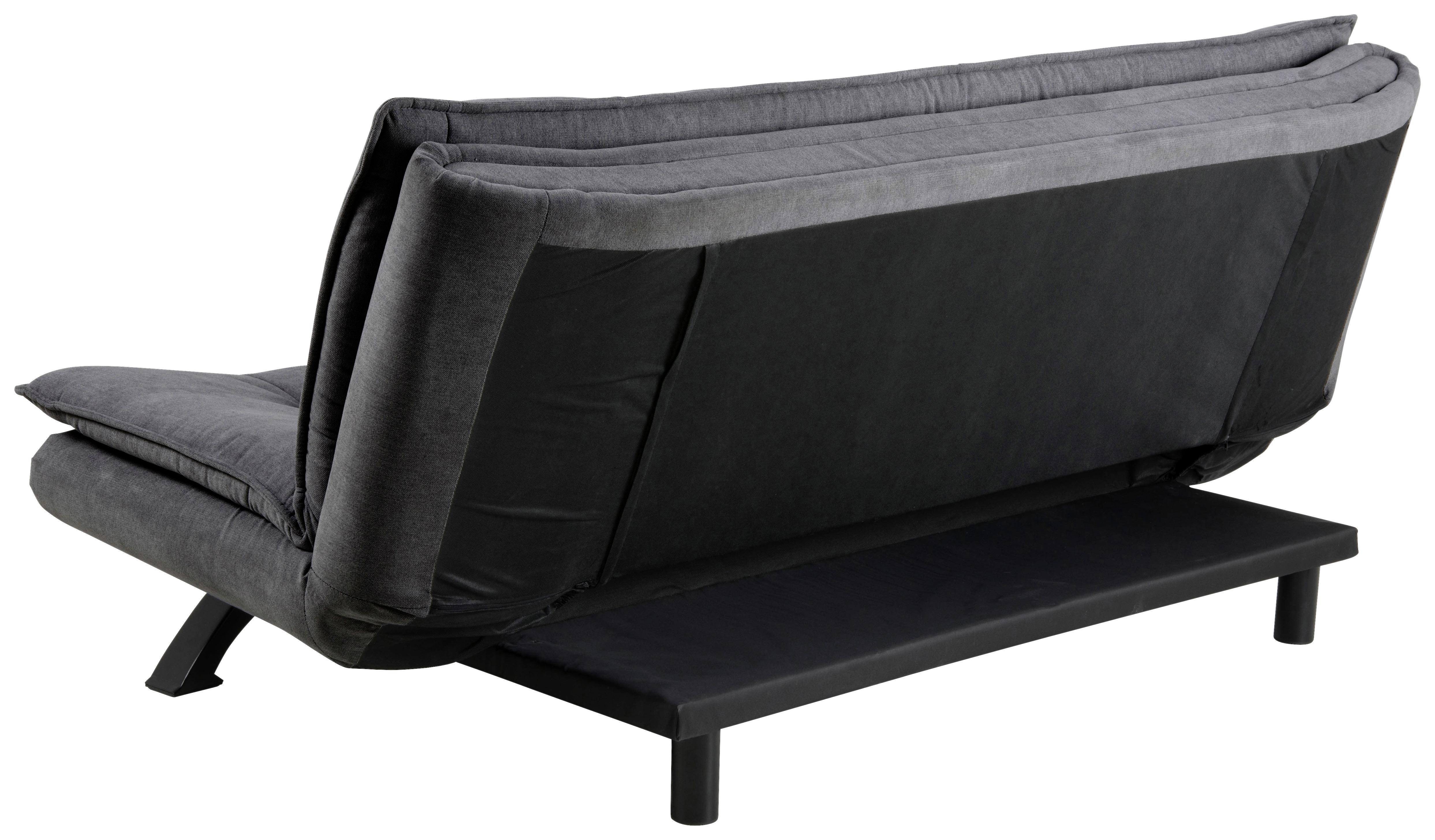 MID.YOU 2-Sitzer-Sofa Mit Schlaffunktion Faith Grau