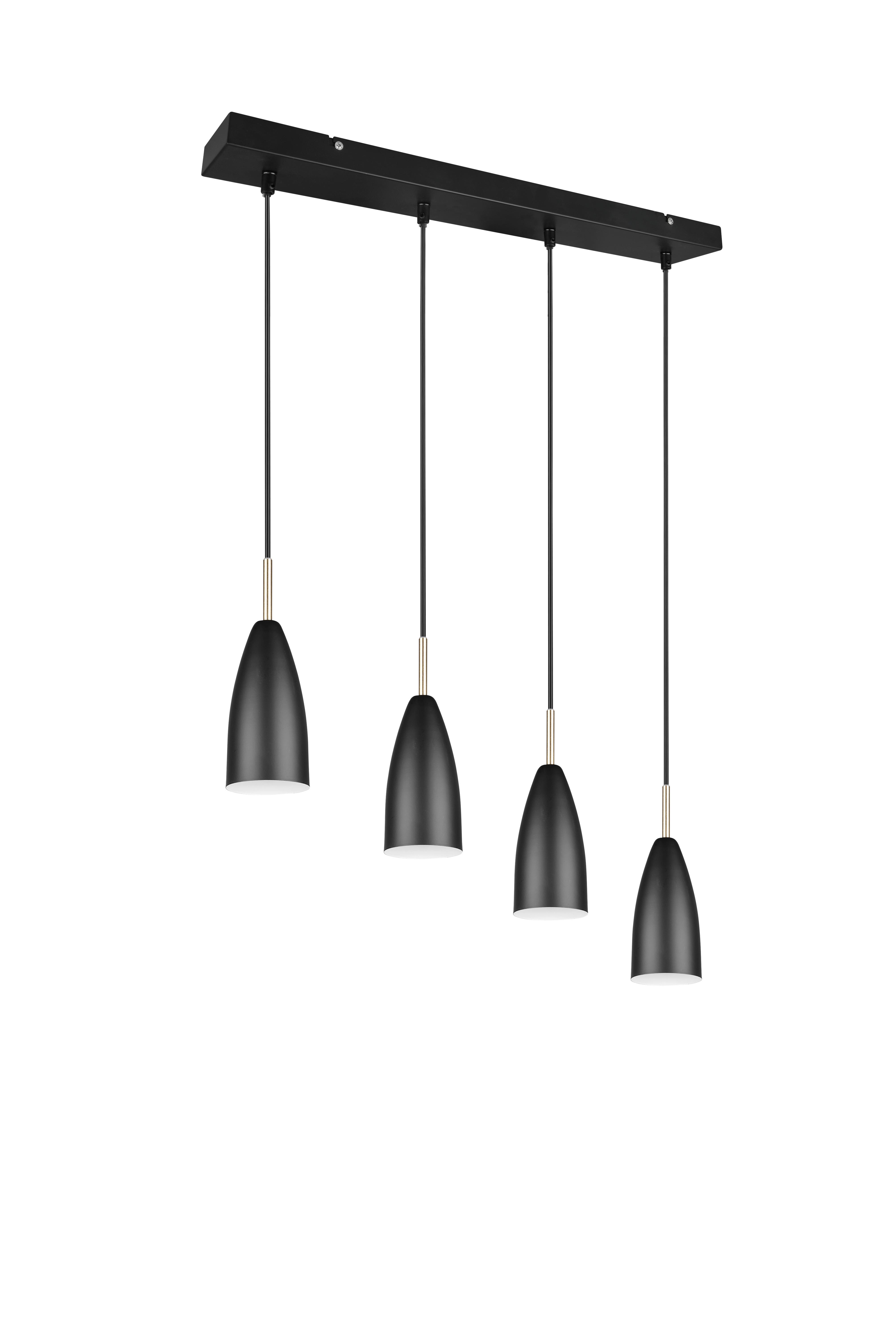 Pendelleuchte, Schwarz 4flg. R30694032 Farin