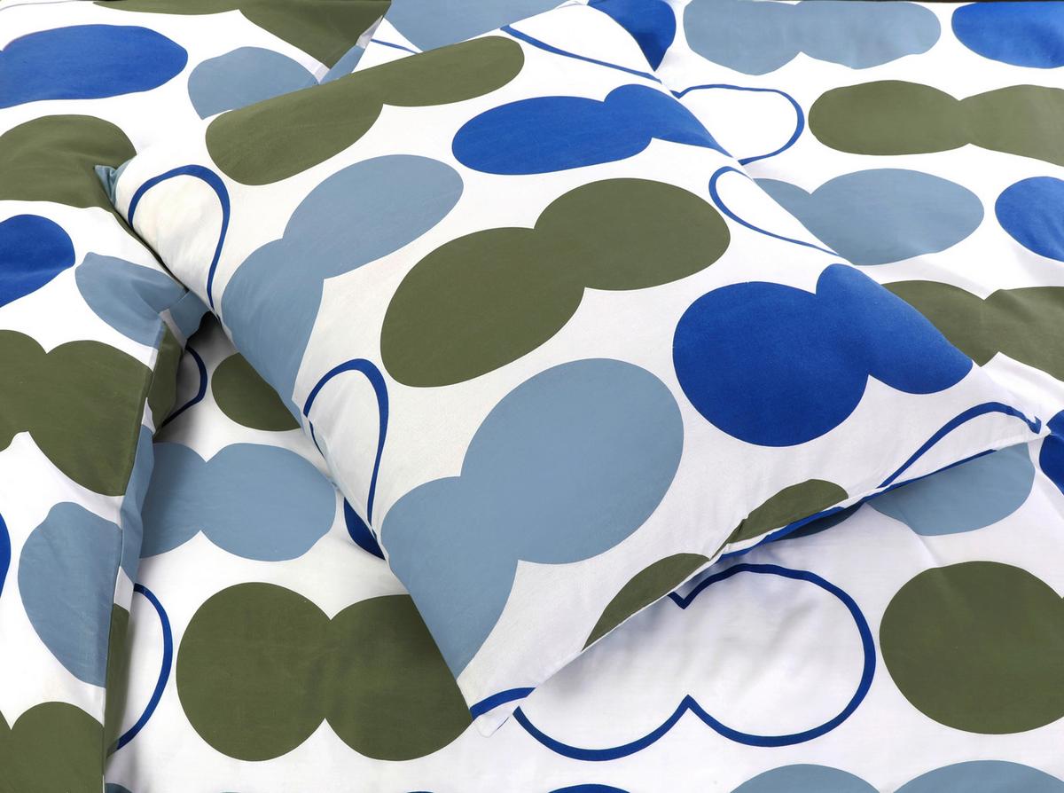Bettwäsche Fiona - Blau/Pastellblau, MODERN, Textil - Luca Bessoni