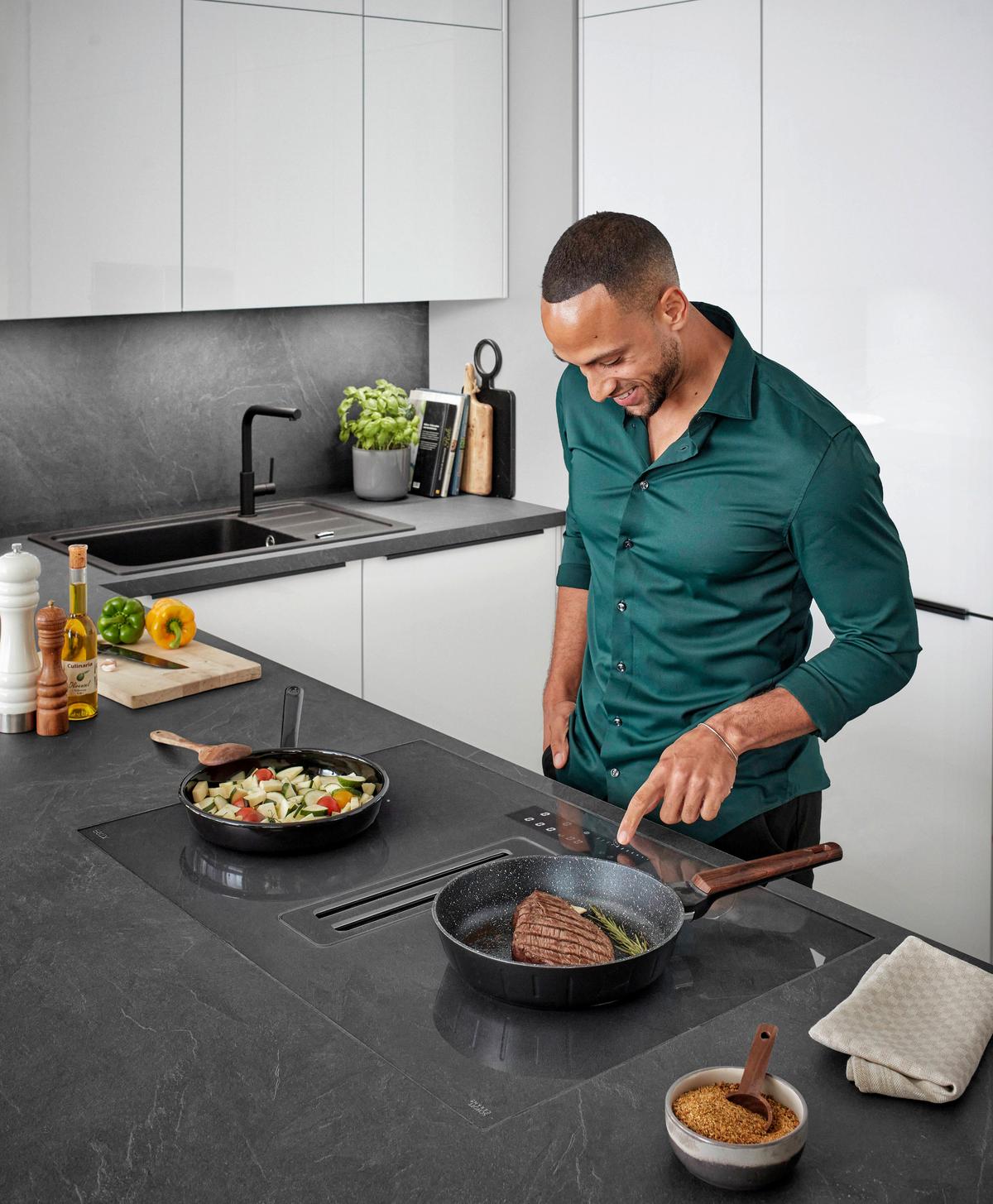 Einbauküche Eastbourne Frei Planbar Modernes Design - MODERN, Holzwerkstoff - Vertico