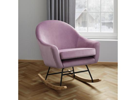 Hojdacie Kreslo Sophie - ružová, Moderný, kov/drevo (74/87/91,5cm) - Mömax modern living Hojdacie Kreslo Sophie - ružová, Moderný, kov/drevo (74/87/91,5cm) - Mömax modern living