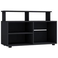 Lowboard Balanisa Schwarz B: 90 Cm - Schwarz, MODERN, Holzwerkstoff (90/59/36cm) - MID.YOU