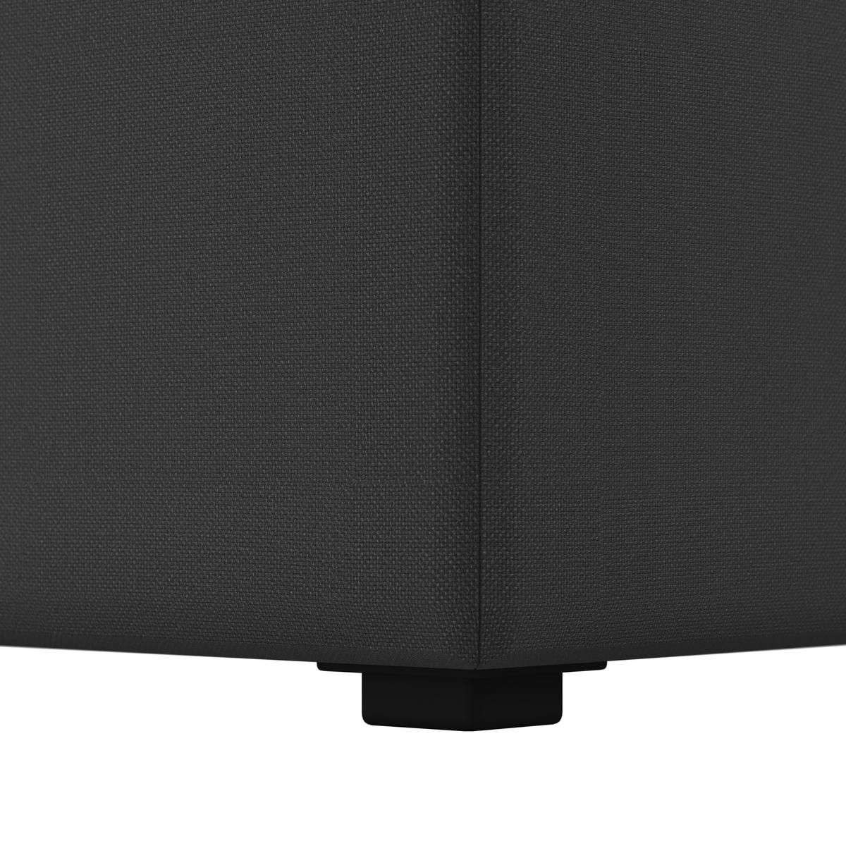 Boxspringová postel LUCY 180x200, tmavě šedá - tmavě šedá, Moderní, dřevo/kompozitní dřevo (180/200cm) - Bessagi Home