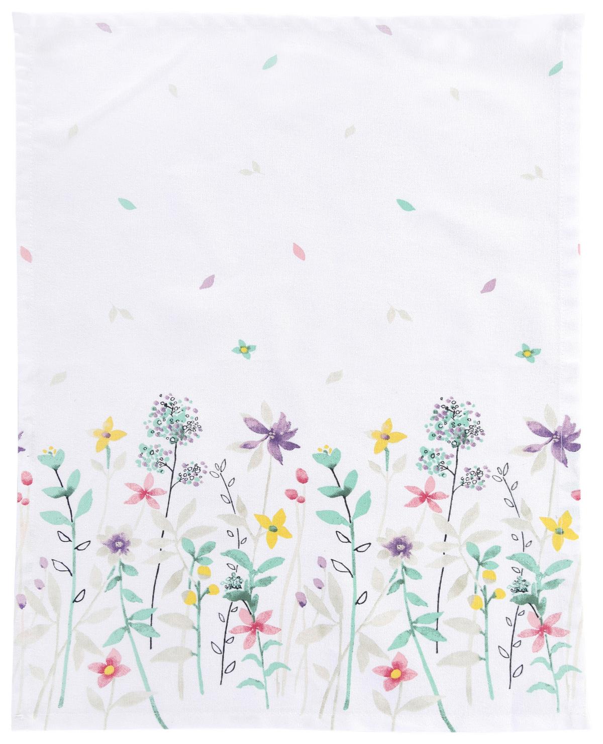 Geschirrtuch Viola 3er Pack - Violett, MODERN, Textil (40/60cm) - Luca Bessoni