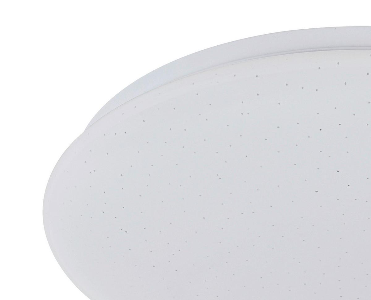 STROPNÉ LED SVIETIDLO ISKRI - biela, Modern, kov/plast (33/6,5cm) - Mömax