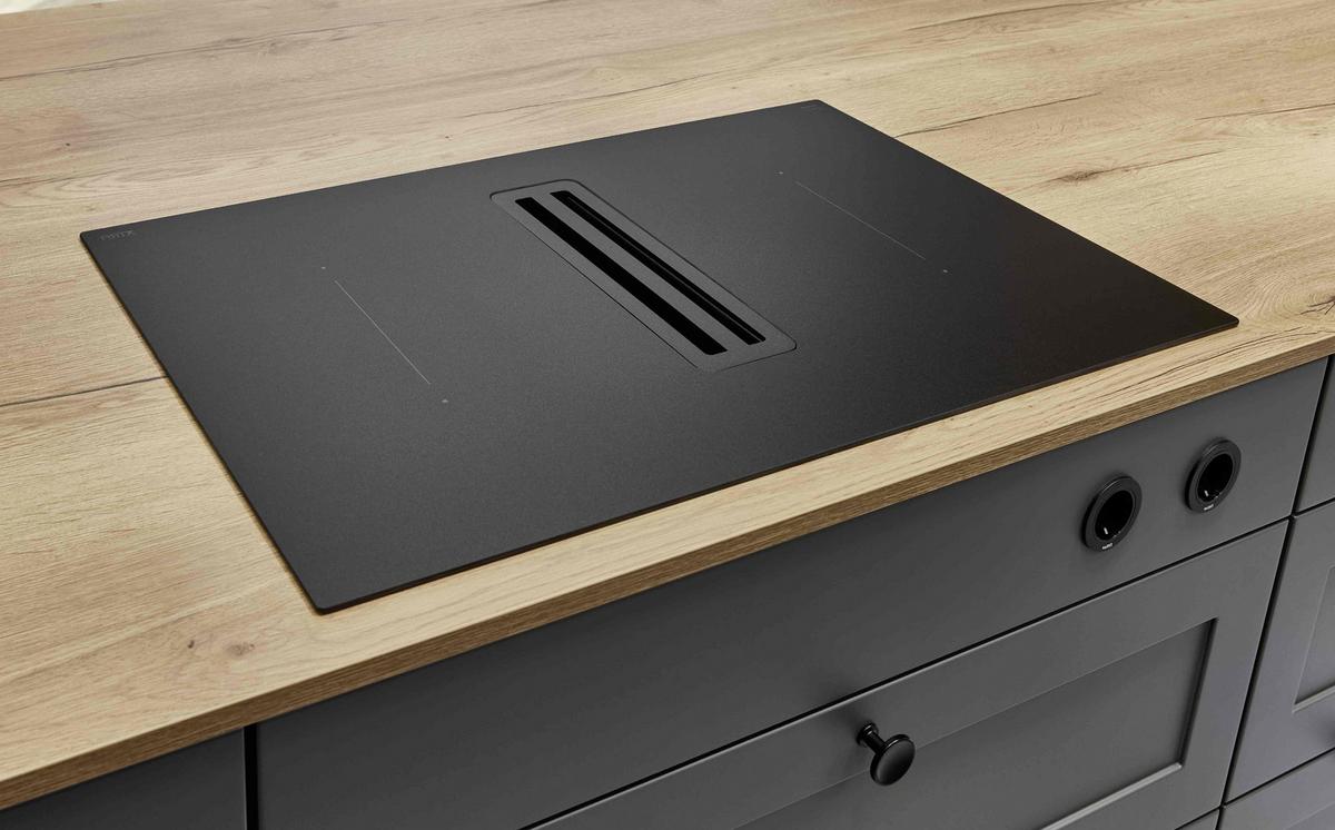 Einbauküche Neapel Frei Planbar Landhausstil - Schieferfarben, MODERN, Holzwerkstoff - Vertico
