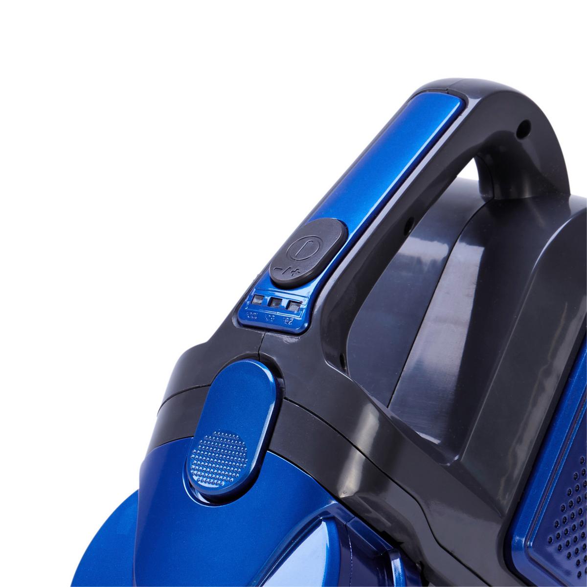 Akku-Handstaubsauger Reno 0,8 l mit 2-in-1-Funktion - Blau/Schwarz, LIFESTYLE, Kunststoff/Metall (120/27/20cm) - Bono