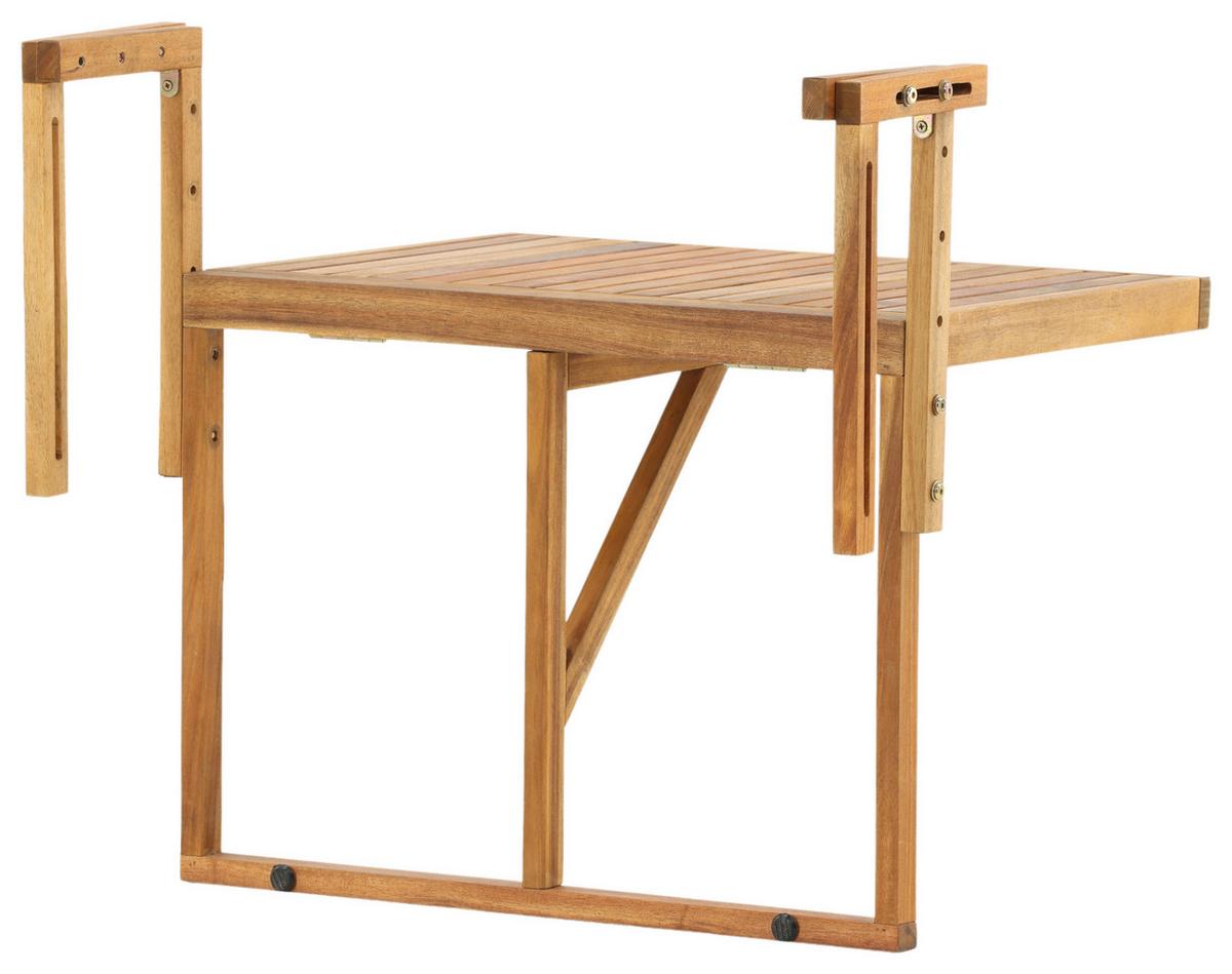 Gartentisch Klappbar Marion Akazienholz L 60 cm - Akaziefarben, KONVENTIONELL, Holz (60/45/55cm) - Gardenson