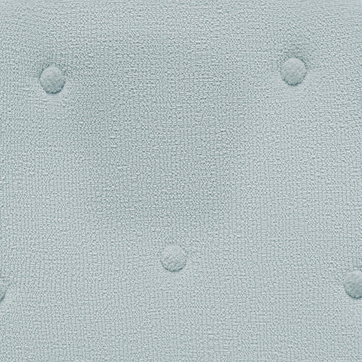 Trendové kreslo FLORIS, sivomodrá ženilka, max. 140 kg - čierna/sivomodrá, Romantik / Landhaus, kov/drevo (67/77/73cm) - Mömax