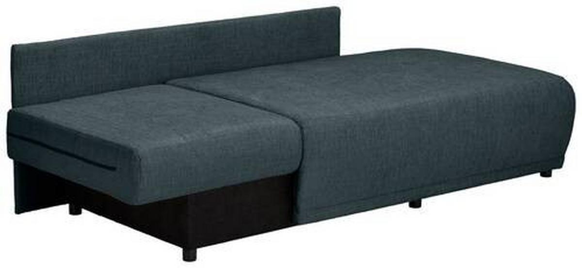 Chaiselongue Nello - Schwarz/Dunkelblau, KONVENTIONELL, Textil (93/73/171cm) - MID.YOU