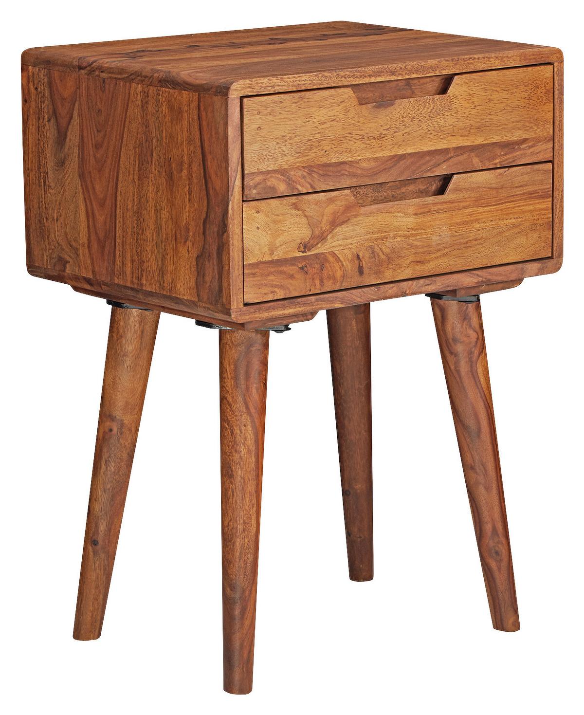 Noční stolek NACHTKONSOLE š: 47cm - barvy sheesham, Design, dřevo (47/66/36cm) - MID.YOU