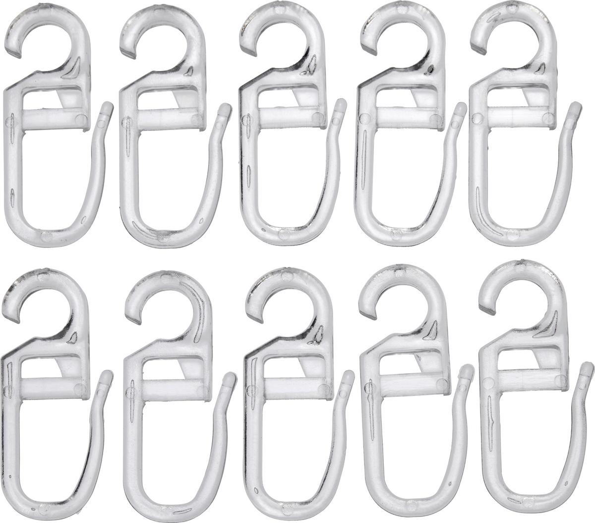 HÁČEK PRO ŘASENÍ ANNI - čiré, plast (0.5/2.6cm) - Modern Living