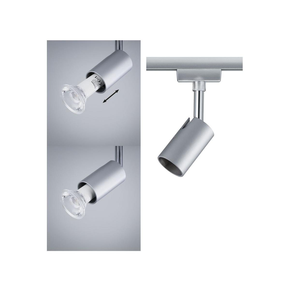 Schienensystem Urail Strahler 95329 Led-Spotkopf Schwenkbar - Chromfarben, Design, Metall (5.8/11/6.6cm) - Paulmann