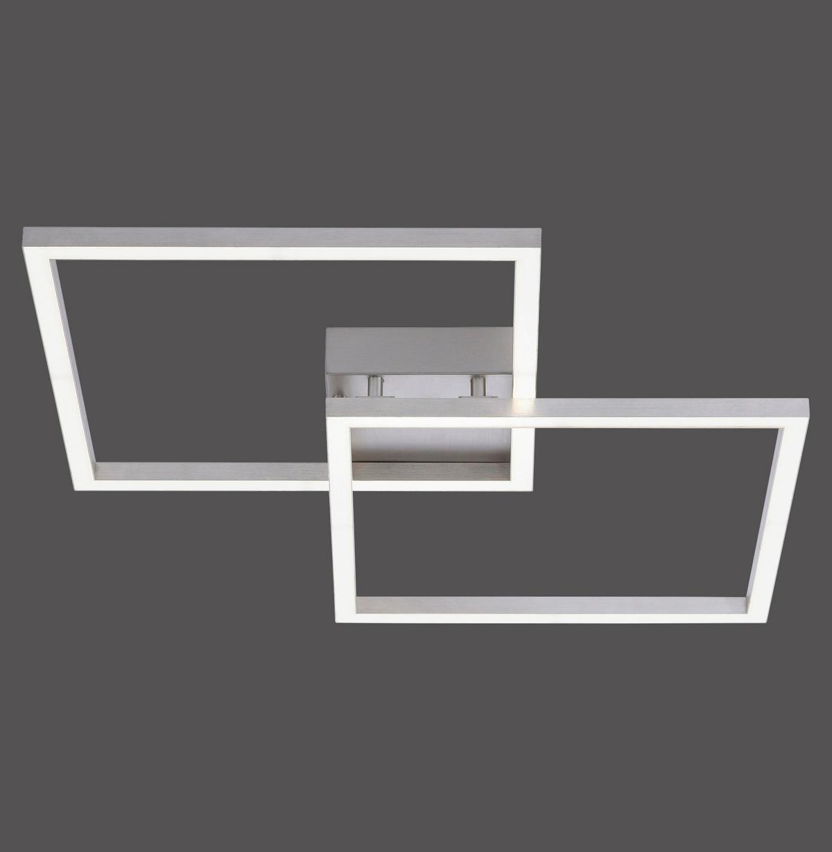Led-deckenleuchte 16429-55 Lolasmart-Maxi - Silberfarben, Design, Kunststoff/Metall (63/63/8,5cm)
