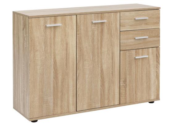 Kommode B: ca. 107cm Eiche Dekor - Eichefarben/Schwarz, KONVENTIONELL, Holzwerkstoff (107/79/35cm) - Livetastic Kommode B: ca. 107cm Eiche Dekor - Eichefarben/Schwarz, KONVENTIONELL, Holzwerkstoff (107/79/35cm) - Livetastic