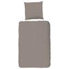 Bettwäsche Braun Taupe 135x200 cm - Taupe, Basics, Textil (135/200cm)
