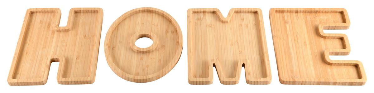 Servierbrett Home - Hellbraun, Basics, Holz (20/1,5/25cm) - Kesper