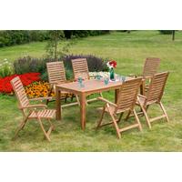 Gartentisch Paraiba Echtholz Akazie L: 185 Cm - Akaziefarben, ROMANTIK / LANDHAUS, Holz (185/90/75cm) - Gardenson