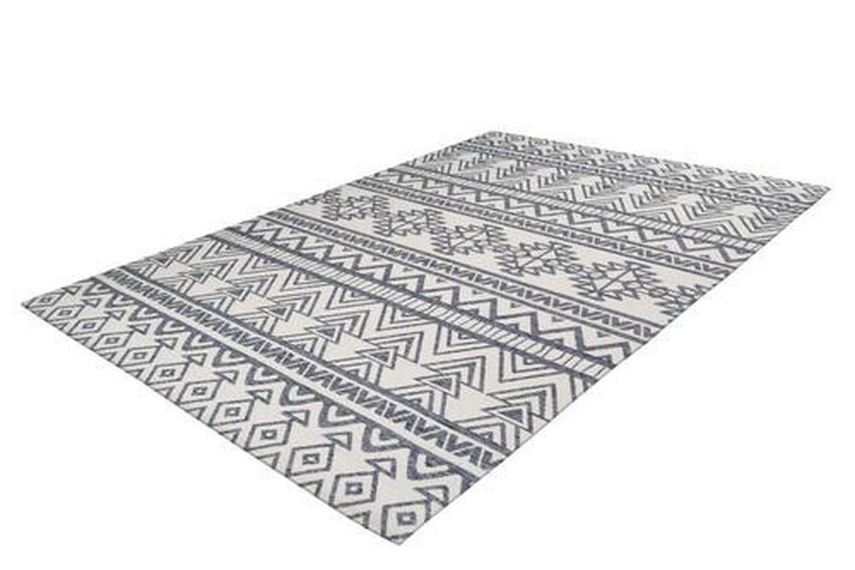 Webteppich Anthrazit/creme Yoga 120x170 Cm - Anthrazit/Creme, Basics, Textil (120/170cm) - Kayoom