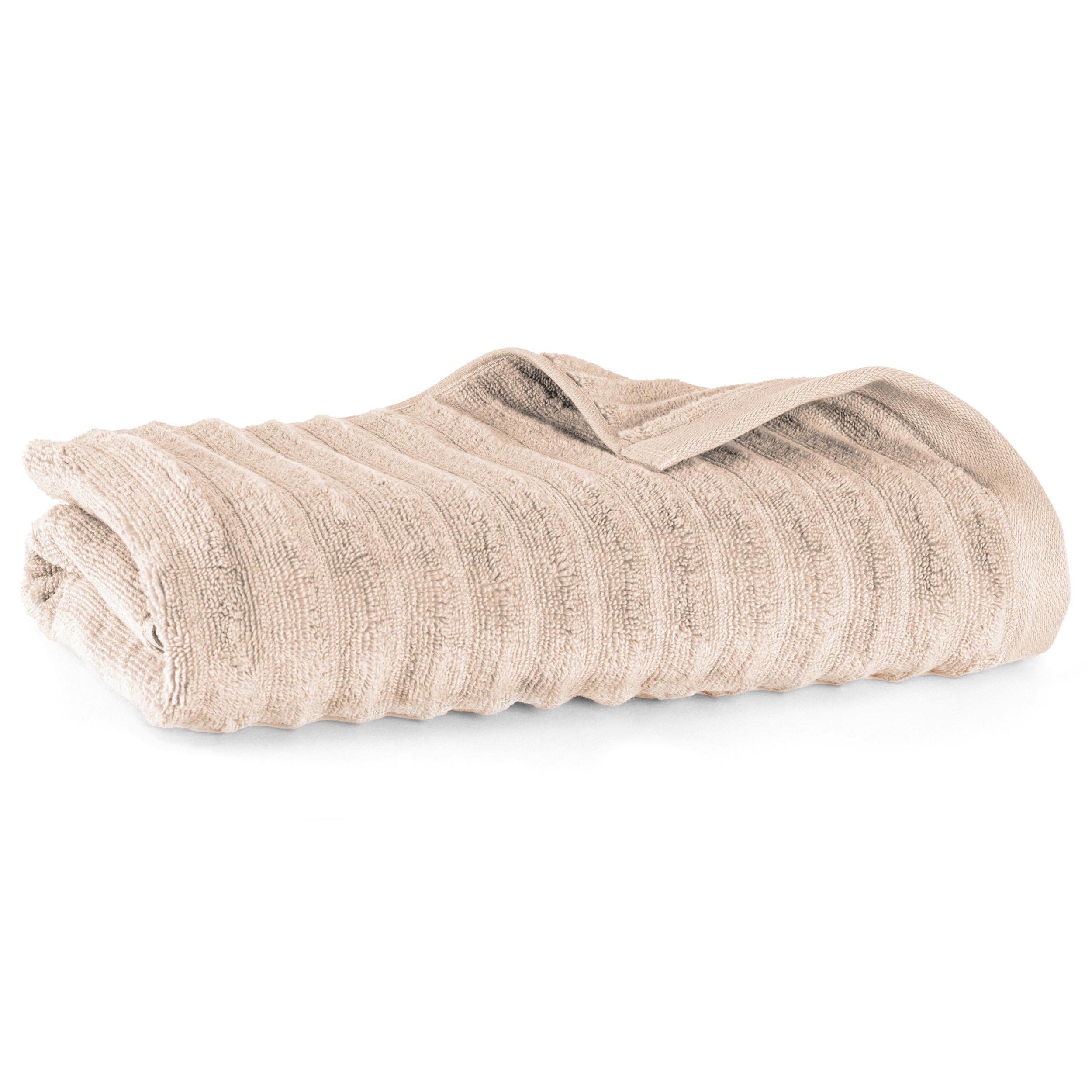 DUSCHTUCH Welle 70x140 cm Beige