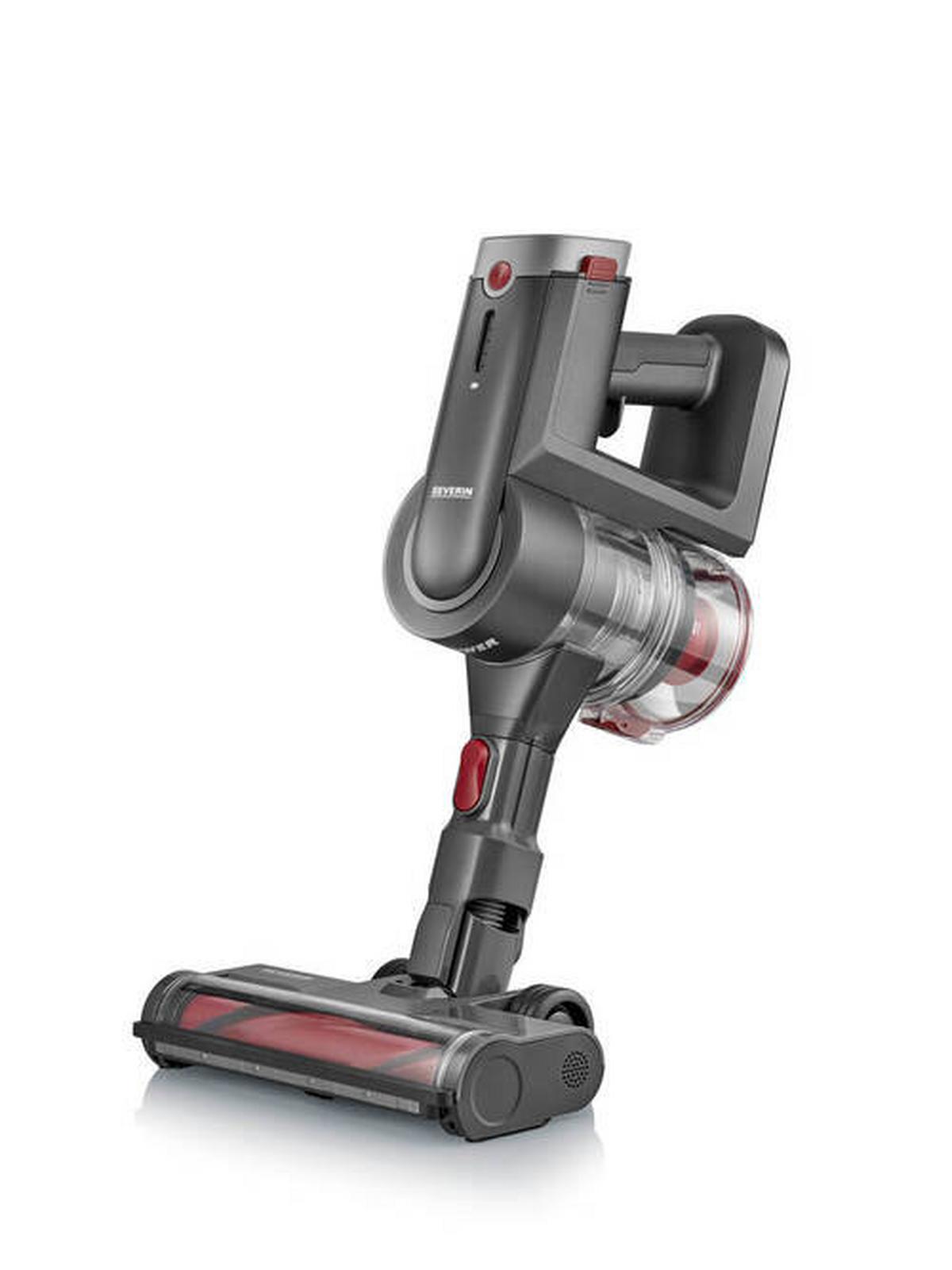 Akku-staubsauger Ohne Beutel Teleskoprohr 90 W - Anthrazit/Rot, Basics, Kunststoff (24/11,5/21cm) - Severin