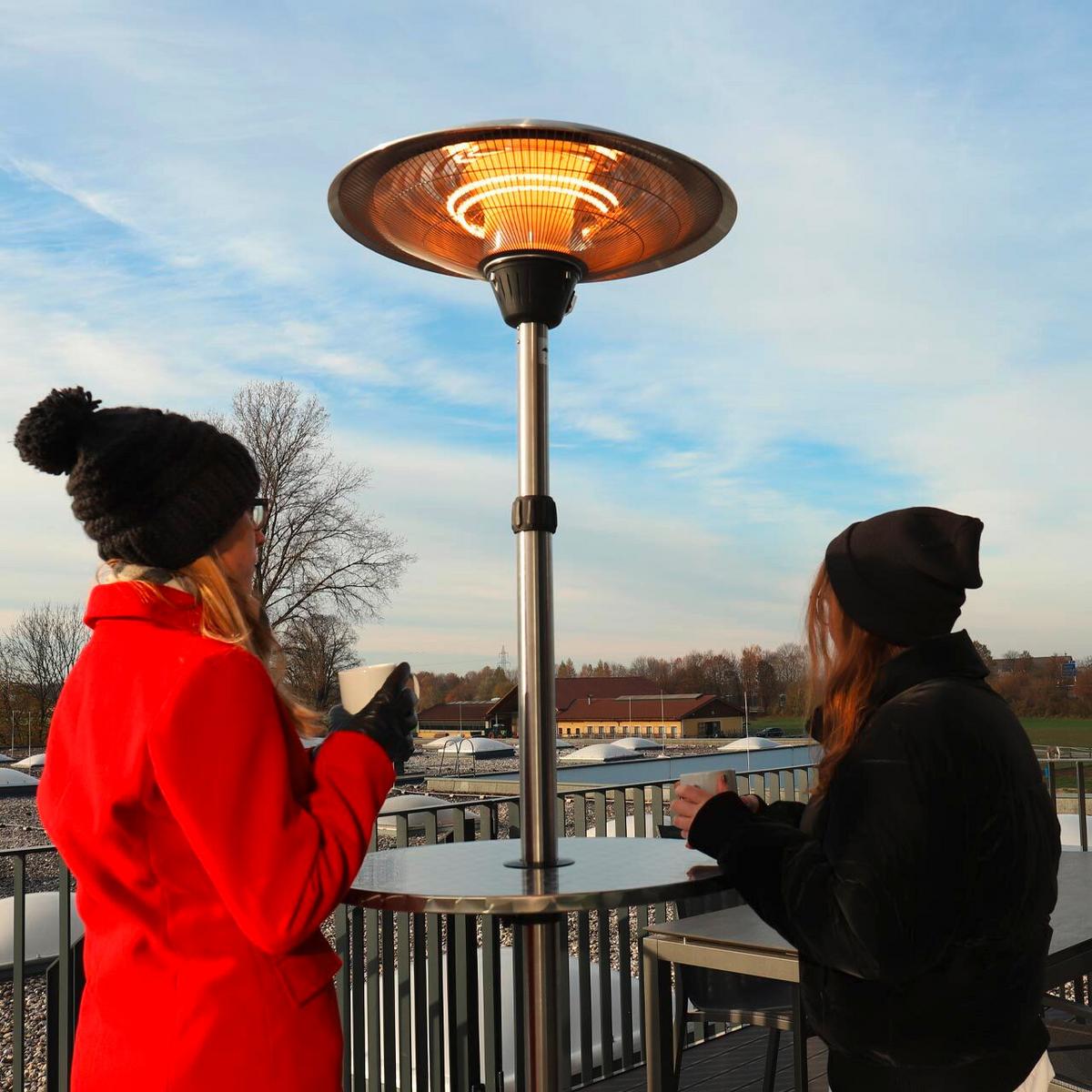 Terrassenstrahler Halogen - Alufarben, Basics, Metall (60/190/60cm)