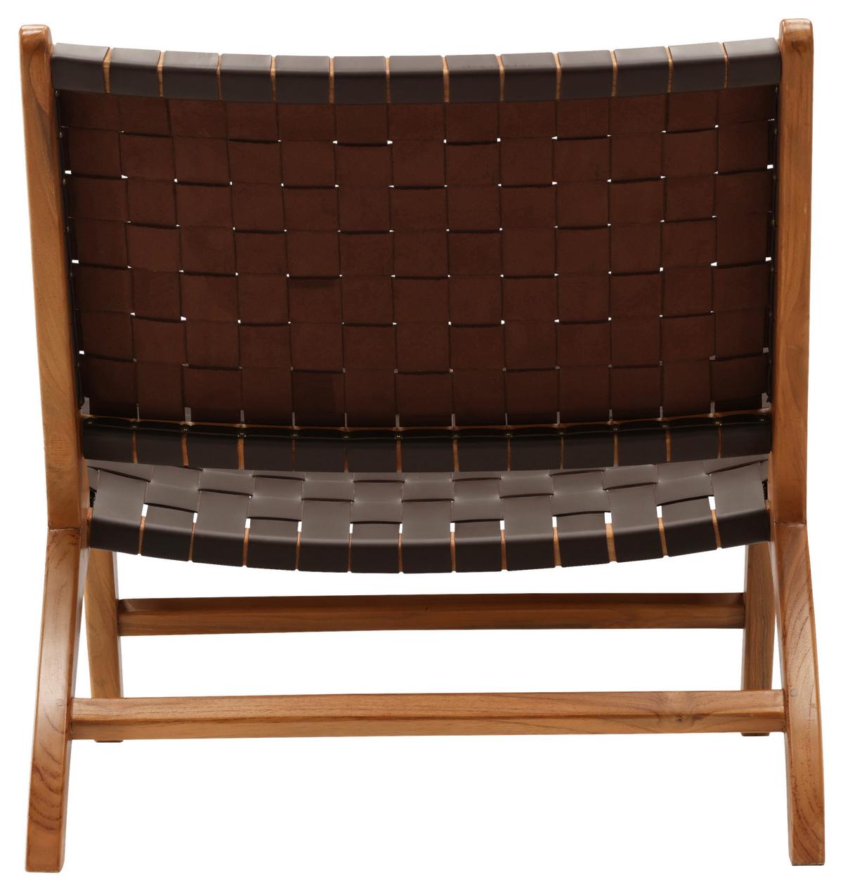 Sessel Rike - Braun, Design, Holz/Textil (65/69/77cm) - Livetastic