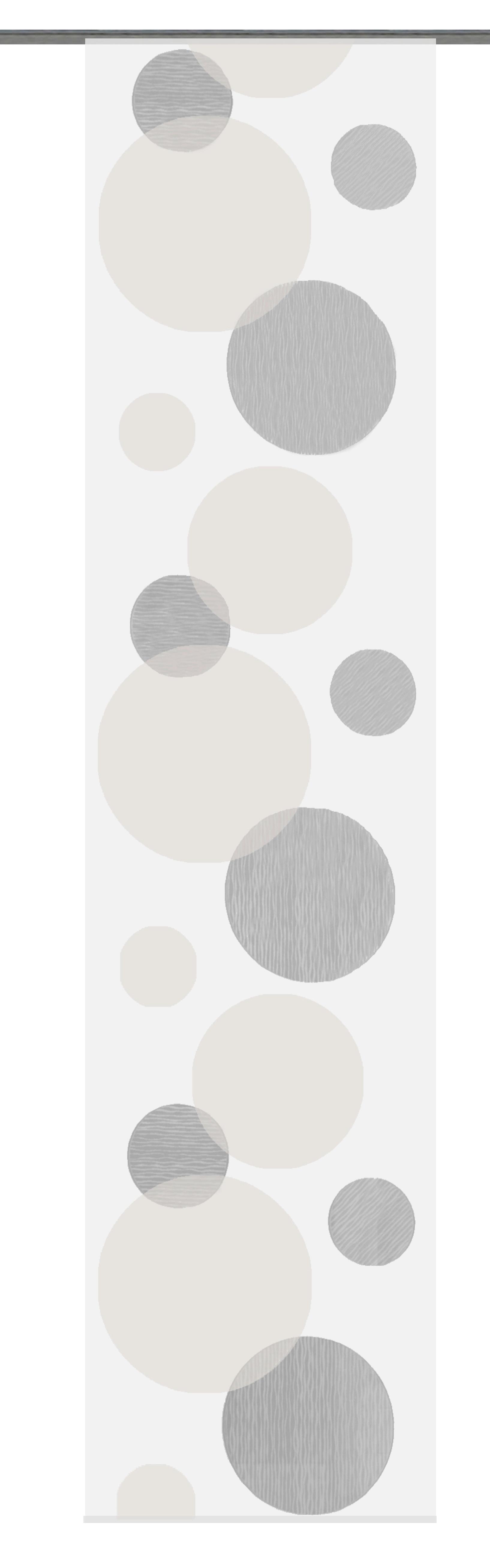 Flächenvorhang Yvette Gelb - Bernsteinfarben, KONVENTIONELL, Textil (60/245cm) - Schmidt W. Gmbh