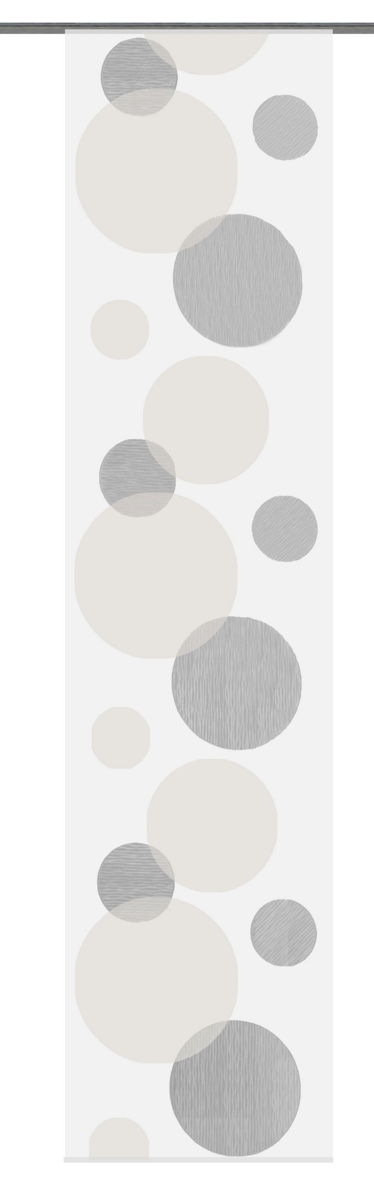 Flächenvorhang Yvette Gelb - Bernsteinfarben, KONVENTIONELL, Textil (60/245cm) - Schmidt W. Gmbh